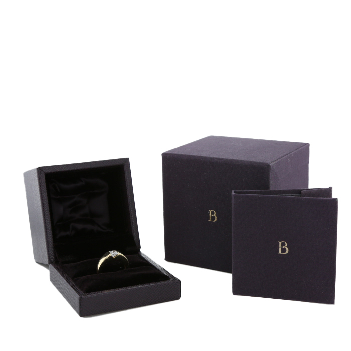 Bague Boucheron  en or jaune et diamant (0,76 carat) - Detail D2