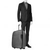 Louis Vuitton  Pegase soft suitcase  in black taiga leather - Detail D1 thumbnail