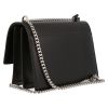 Saint Laurent  Sunset shoulder bag  in black leather - Detail D6 thumbnail