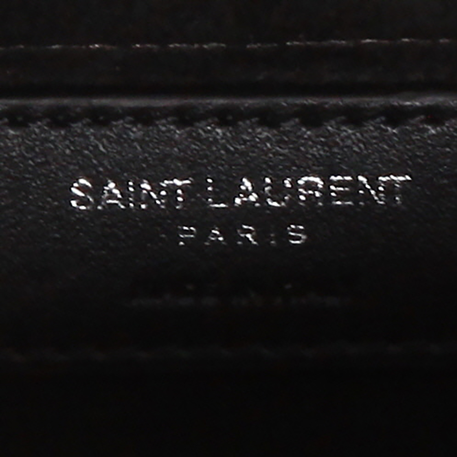 Bolso bandolera Saint Laurent  Sunset en cuero negro - Detail D9