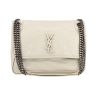 Saint Laurent  Niki medium model  shoulder bag  in white leather - 360 thumbnail