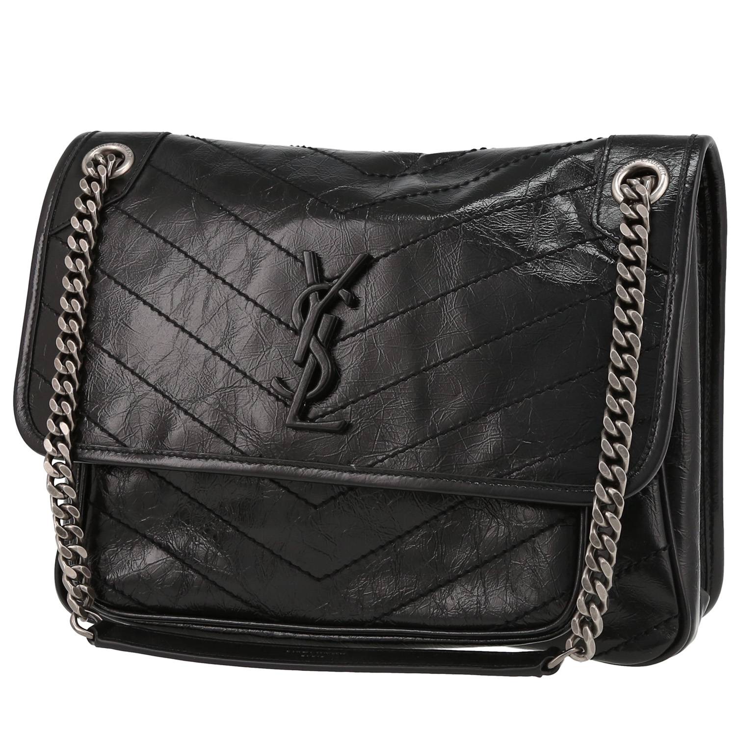 Medium niki store leather shoulder bag