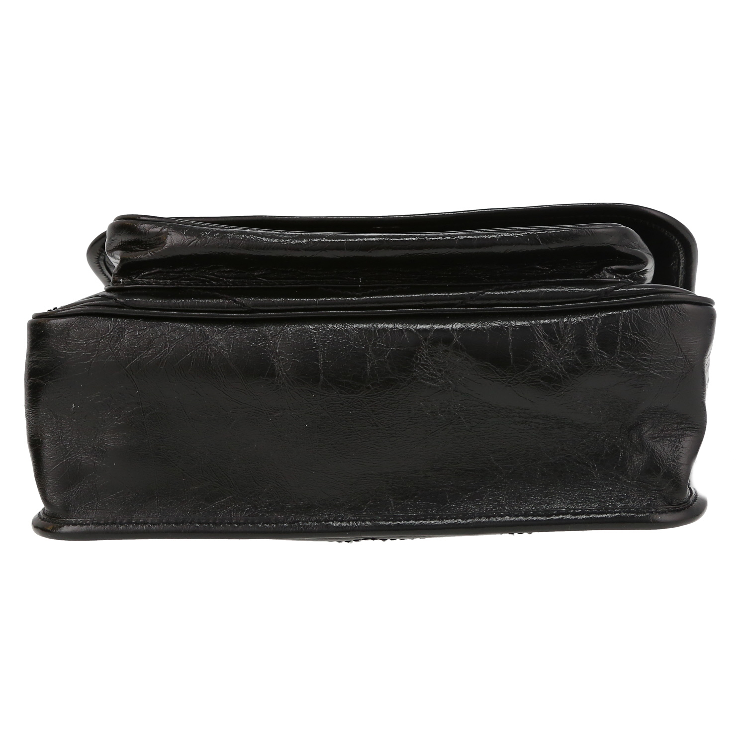 Borsa a tracolla Saint Laurent  Niki modello medio  in pelle nera - Detail D4