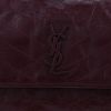 Borsa a tracolla Saint Laurent  Niki modello medio  in pelle bordeaux - Detail D1 thumbnail