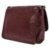 Borsa a tracolla Saint Laurent  Niki modello medio  in pelle bordeaux - Detail D5 thumbnail