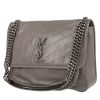 Saint Laurent  Niki medium model  shoulder bag  in grey leather - 00pp thumbnail