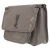 Saint Laurent  Niki medium model  shoulder bag  in grey leather - Detail D3 thumbnail