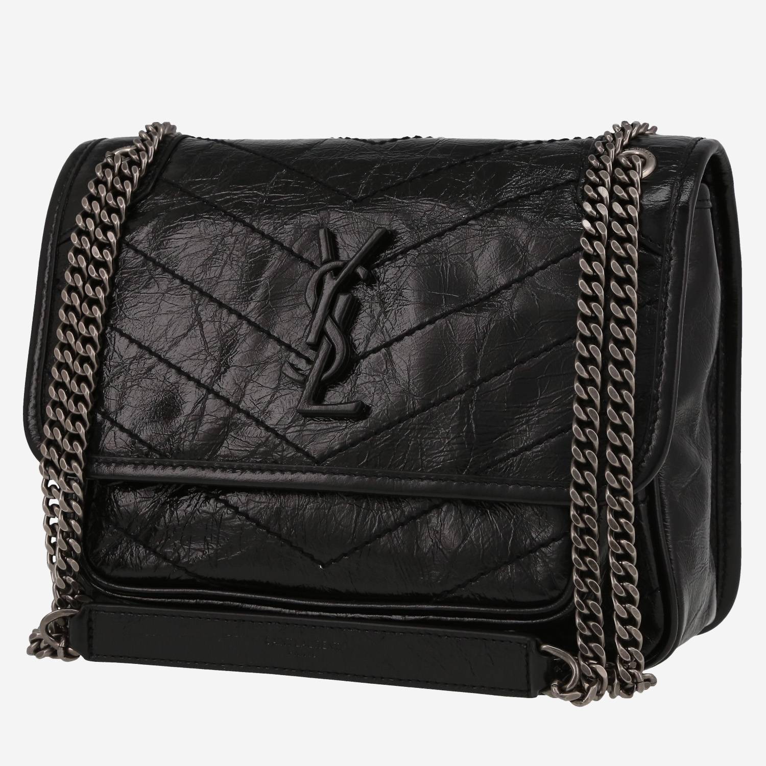 Saint Laurent  Niki Baby shoulder bag  in black leather