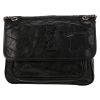 Saint Laurent  Niki Baby shoulder bag  in black leather - Detail D2 thumbnail