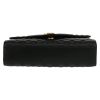 Saint Laurent  Enveloppe medium model  shoulder bag  in black quilted leather - Detail D1 thumbnail