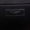 Saint Laurent  Enveloppe medium model  shoulder bag  in black quilted leather - Detail D2 thumbnail