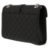 Saint Laurent  Enveloppe medium model  shoulder bag  in black quilted grained leather - Detail D5 thumbnail