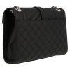 Saint Laurent  Enveloppe medium model  shoulder bag  in black quilted grained leather - Detail D6 thumbnail