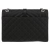 Saint Laurent  Enveloppe medium model  shoulder bag  in black quilted grained leather - Detail D7 thumbnail