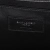 Saint Laurent  Enveloppe medium model  shoulder bag  in black quilted grained leather - Detail D9 thumbnail