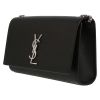 Saint Laurent  Kate shoulder bag  in black grained leather - Detail D3 thumbnail