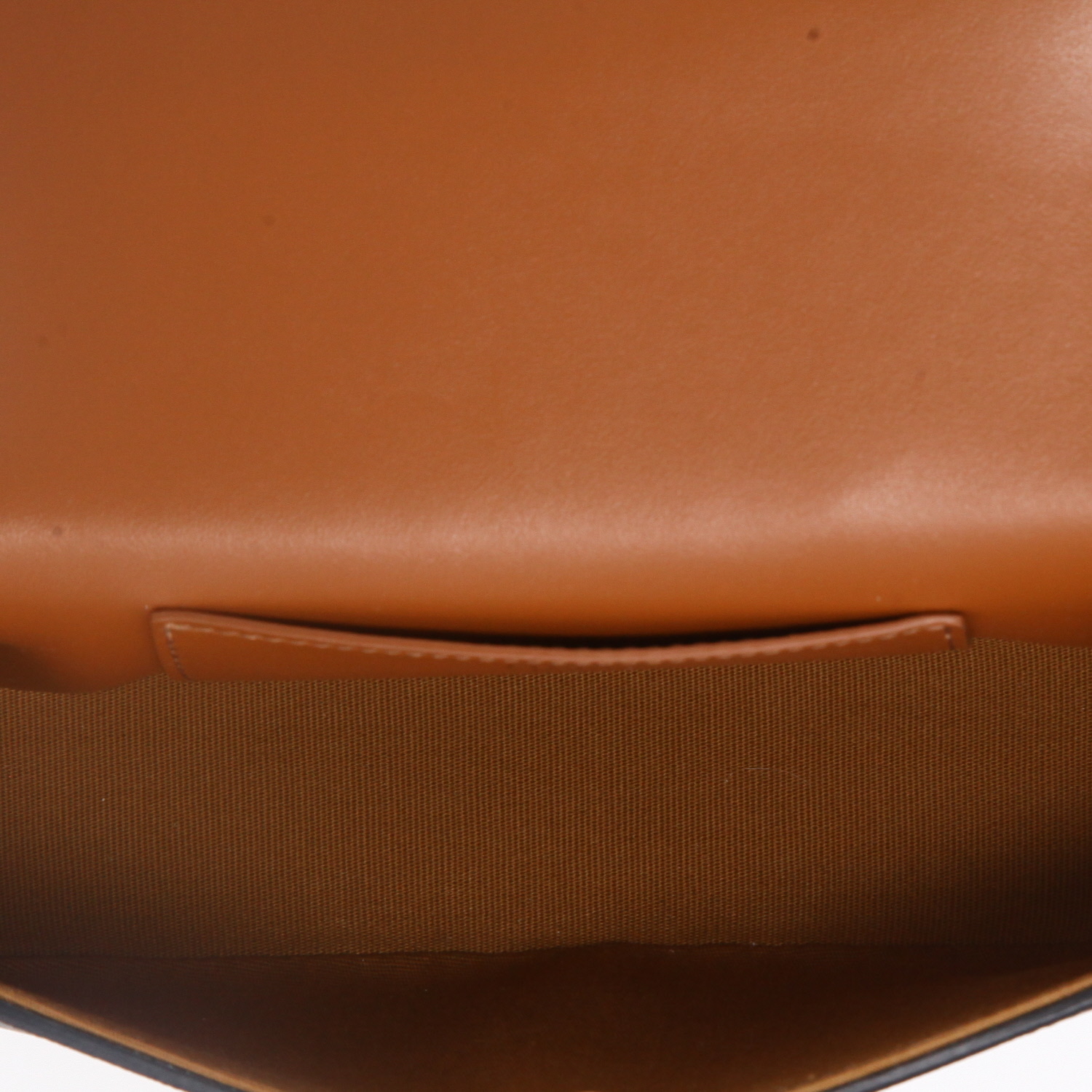 Borsa a spalla Celine  Tabou modello medio  in tela "Triomphe" e pelle marrone - Detail D8