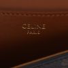 Bolso para llevar al hombro Celine  Tabou modelo mediano  en tejido "Triomphe" y cuero marrón - Detail D9 thumbnail