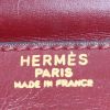 Bolso de mano Hermès  Kelly 32 cm en cuero box color burdeos - Detail D4 thumbnail