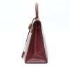 Hermès  Kelly 32 cm handbag  in burgundy box leather - Detail D7 thumbnail