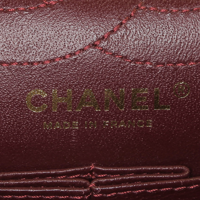 Sac bandoulière Chanel  Chanel 2.55 en cuir matelassé noir - Detail D4