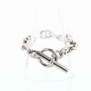 Bracciale Hermès Chaine d'Ancre modello molto grande in argento - 360 thumbnail