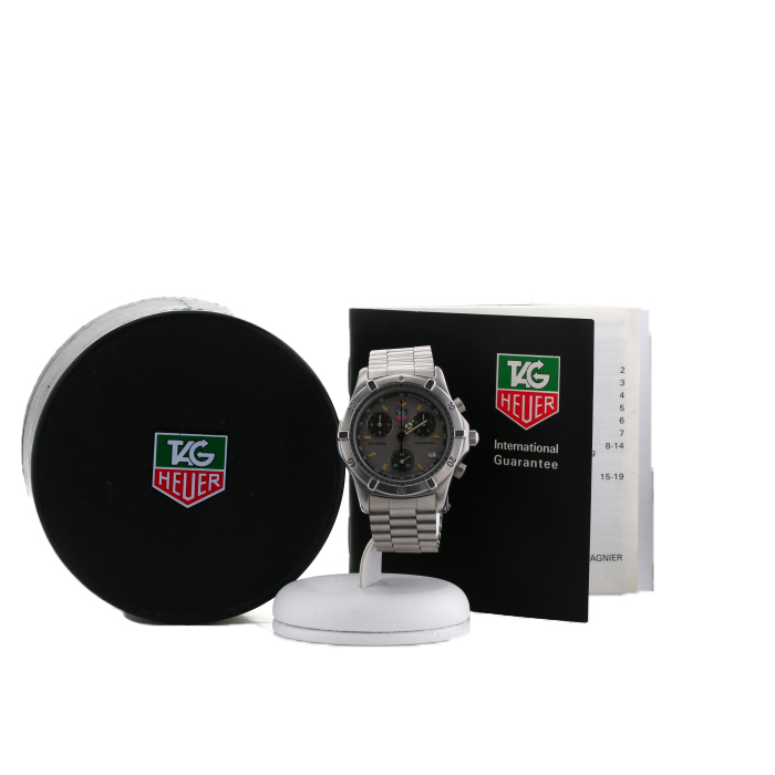 TAG Heuer 2000 Chronographe Professionnel  in stainless steel Circa 1993