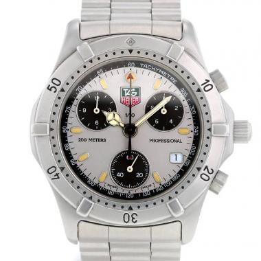 Orologio TAG Heuer 2000 Chronographe Professionnel in acciaio Circa 1993