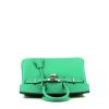 Bolso de mano Hermès  Birkin 25 cm en cuero swift verde Menthe - 360 Front thumbnail