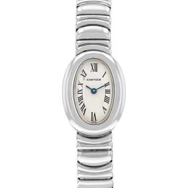 Reloj Cartier Mini Baignoire de oro blanco Ref: Cartier - 2369  Circa 1990