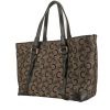 Celine   shopping bag  in black and beige logo canvas - 00pp thumbnail