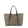 Celine   shopping bag  in black and beige logo canvas - 360 thumbnail