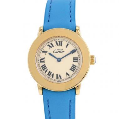 Orologio Cartier Must II (wtc) in vermeil Ref: Cartier - 1801  Circa 1990