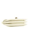 Celine  Tabou medium model  shoulder bag  in white leather - Detail D4 thumbnail