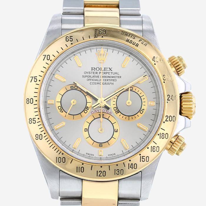 Rolex Daytona Automatique  in gold and stainless steel Ref: Rolex - 16523  Circa 1999
