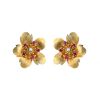 Paire de boucles d'oreilles Tiffany & Co  en or jaune, diamant et rubis - 00pp thumbnail