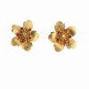 Paire de boucles d'oreilles Tiffany & Co  en or jaune, diamant et rubis - 360 thumbnail