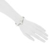 Hermès Chaine d'Ancre bracelet in silver - Detail D1 thumbnail