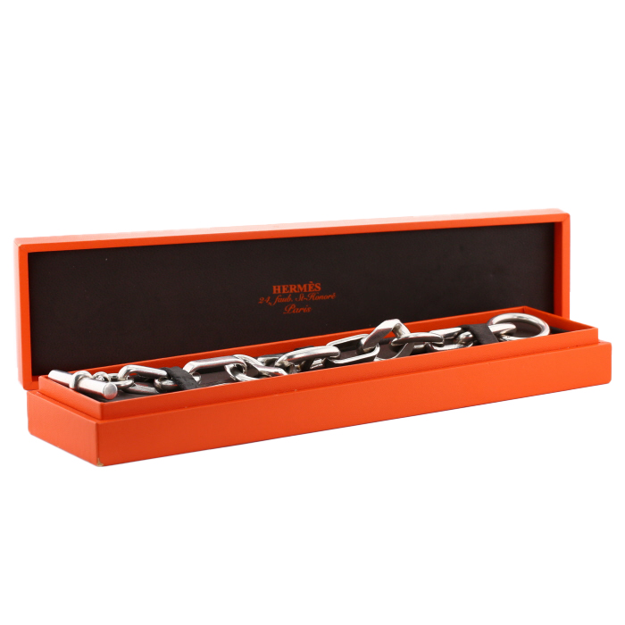 Hermès Chaine d'Ancre bracelet in silver - Detail D2