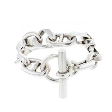 Bracciale Hermès Chaine d'Ancre in argento