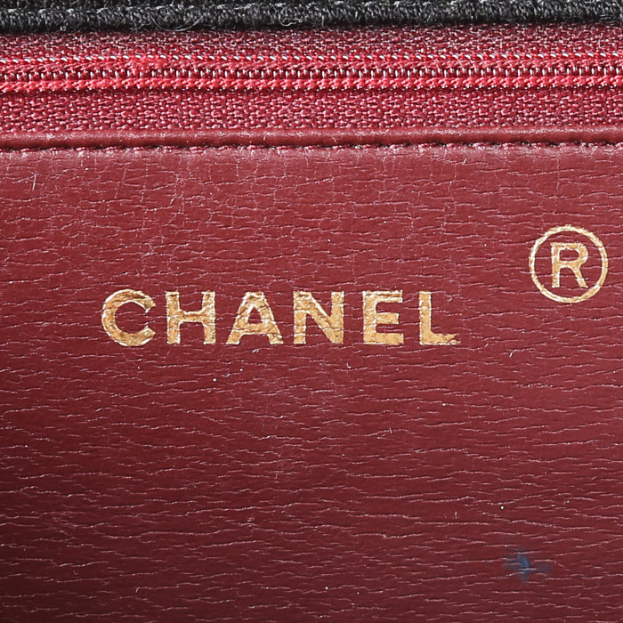Borsa Chanel  Mademoiselle Vintage in tela nera - Detail D4