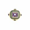 Chanel  signet ring in yellow gold, amethyst and colored stones - 360 thumbnail