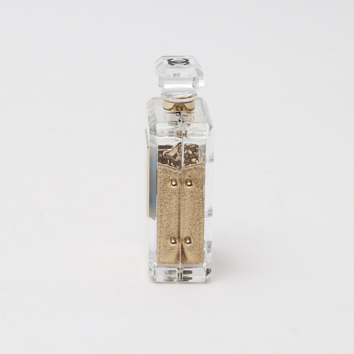 Chanel Editions Limitées clutch in transparent plexiglas - Detail D6
