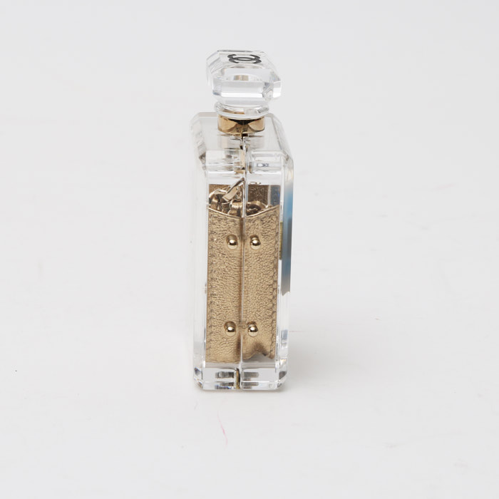 Chanel Editions Limitées clutch in transparent plexiglas - Detail D7