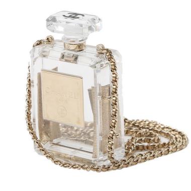 Bolso joya Chanel  Editions Limitées en plexiglás transparente