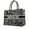 Sac cabas Dior  Book Tote en toile noire et blanche - 00pp thumbnail