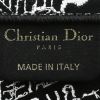 Sac cabas Dior  Book Tote en toile noire et blanche - Detail D3 thumbnail