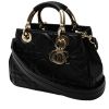 Bolso de mano Dior   en cuero cannage negro - 00pp thumbnail