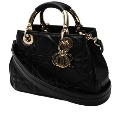 Borsa Dior  Lady 95.22 in pelle cannage nera