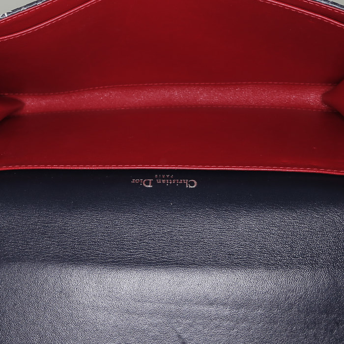 Dior   pouch  in blue python - Detail D2
